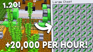 Minecraft BEST Bamboo Farm 121  NEW  5000 Up To 20000HR [upl. by Mikal]