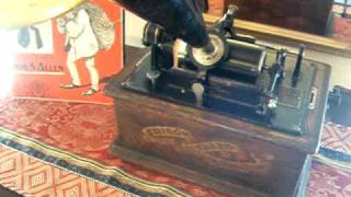 Any Rags  Ragtime Comedy classic  Sung by Arthur Collins  1903 Edison Gold Moulded Record [upl. by Aimat647]