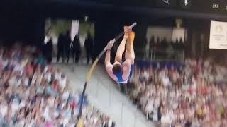 French Pole Vaulter Anthony Ammiratis Unfortunate Mishap at the Olympics [upl. by Anyal]