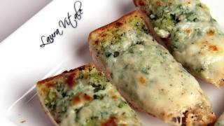 Cheesy Garlic Bread Recipe  Laura Vitale  Laura in the Kitchen Episode 288 [upl. by Akissej443]