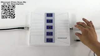 GOBOOST 5 Band Signal Booster 2G 3G 4G LTE Cellular Amplifier Review Unboxing Aliexpress [upl. by Alleusnoc]