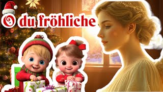 O du fröhliche 🕯️ Ein Klassisches Weihnachtslied für die ganze Familie  Sing mit 🌄 [upl. by Eaned]