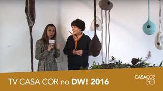 DW Inês Schertel apresenta seus trabalhos com lã de ovelha na Estar Móveis [upl. by Purington619]