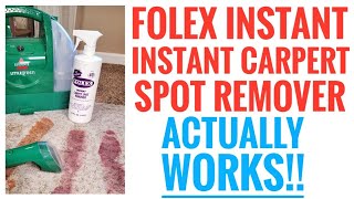 Best Selling Carpet Spot Cleaner Spray FOLEX Instant ACTUALLY WORKS [upl. by Atlas576]