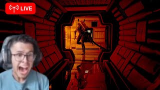 ESTE JUEGO es TERROR PURO AYUDA 🚨  Alien isolation Episodio 3  DETRAS DE CAMARAS [upl. by Iy]