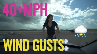 What 40 MPH wind gusts look like 💨 [upl. by Jaynes]