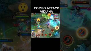 COMBO ATTACK VEXANA 😱mobilelegends vexana shorts mlbbshorts [upl. by Aryan]