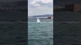 European junior Sailing championship for 420 and 470 sailboats thermaikos thessaloniki P3 end [upl. by Stephannie723]