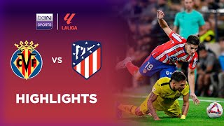 Villarreal 22 Atletico Madrid  LaLiga 2425 Match Highlights [upl. by Siesser]