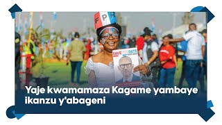 Agashya i Gahanga Yavuye i Rubavu yambaye ikanzu yabageni aje kwamamaza Kagame [upl. by Findlay]