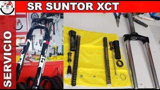 SR SUNTOR XCT SUSPENSION Servicio y limpieza [upl. by Euqina]