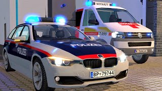 Emergency Call 112  Austrian Police on Duty 4K [upl. by Nyleve]