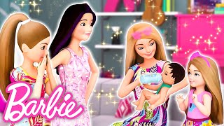 A Barbie Babysitting Party  Barbie Clips [upl. by Lamori]