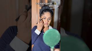 Oru cheriya cat eye tutorial akam🐱eyelinertutorial malayalamtutorial keralabeauty keralamakeup [upl. by Sparhawk619]