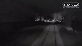 Report 032022 Near miss at Coltishall Lane User Worked Level Crossing [upl. by Melosa]