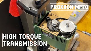 Proxxon MF70 modification High torque transmission Part 2 [upl. by Alyos]