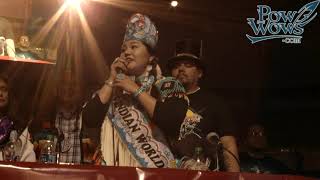 Taylor Susan  Miss Indian World  2019 Gathering of Nations Pow Wow [upl. by Oniskey319]