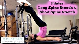 Pilates Long Spine and Pilates Short Spine on the Reformer [upl. by Kloster]