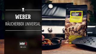 Weber Grill  Räuchern  Räucherbox Universal [upl. by Truda]