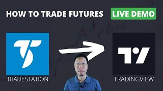 How to Link TradeStation to TradingView to Trade Futures 2024 TUTORIAL [upl. by Yasu245]