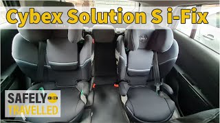 Cybex Solution S iFix  Unboxing assembly and installation [upl. by Jer]