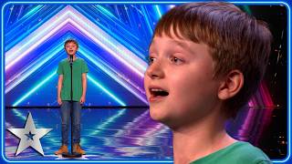 Cormac Thompson has voice of angel with Run cover  Unforgettable Audition  Britains Got Talent [upl. by Sheeran]