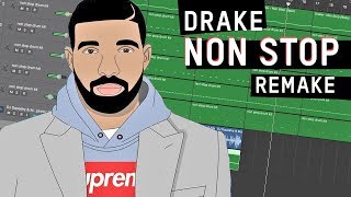 Making a Beat Drake  Non Stop Remake [upl. by Ellehcrad]