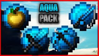 ★ Minecraft PvP Texture Pack l MICROWAVE AQUA TEXTURE PACK 1718 ★ [upl. by Lyrret209]