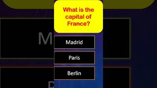 gk  gk question  gk questions  What is the capital of France  capital city of France  CE mania [upl. by Brittni]