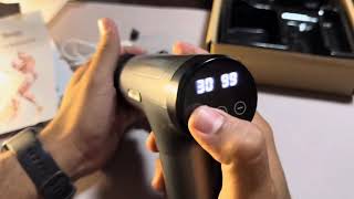 Gvber Massage Gun Deep Tissue Massage Gun Super Quiet Portable Electric Sport Massager Unboxing [upl. by Ttocserp771]