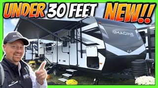 New Family RV Under 30ft with ALL THE THINGS 2024 Imagine 25DBE Travel Trailer by Grand Design RV [upl. by Hourigan]