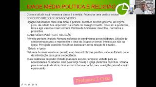 A FILOSOFIA POLÍTICA NA IDADE MÉDIA [upl. by Nage758]