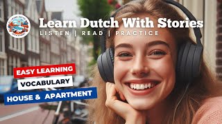 HOUSE amp APARTMENT Vocabulary  Easy Dutch for beginners A0A1 level [upl. by Jonny]