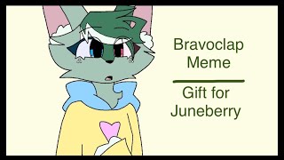 • Bravoclap  Animation GIFT for Juneberry  Loop  Flash Warning • [upl. by Conlan]