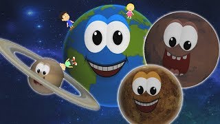 Planeten Lied  Planeten für Kinder  Kinder reimen  Planets Nursery Rhymes  Educational Songs [upl. by Meedan]