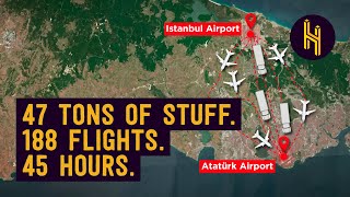 How Istanbul Moved Its Airport in Just 45 Hours [upl. by Ardua79]