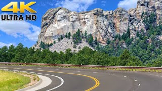 2 Hours of Scenic Mountain Driving Through South Dakotas Black Hills 4K [upl. by Yedorb]