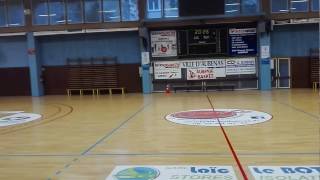 Dernier entrainement pour les basketteurs dAubenas [upl. by Lebatsirc]