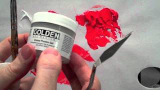 Acrylic Mediums  How to use Acrylic Soft Gel and Mediums Part 2 [upl. by Rratsal917]