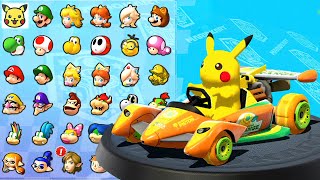 Mario Kart 8 Deluxe  Pikachu Drivers B Dasher MK 2 in Golden Dash Cup  The Best Racing Game [upl. by Ydnim]