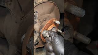 MECHANIC TRICKS AND TIPSWHEEL STUD INSTALLATION automobile automotive shortsvideo shorts short [upl. by Lamont738]