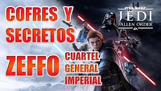 Cofres y Secretos Zeffo  Cuartel General Imperial  Star Wars Fallen Order  Guía de coleccionables [upl. by Paulette]