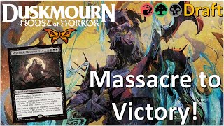 Meathook Massacre my way to Victory  Duskmourn Draft MTG Arena [upl. by Aikaz]