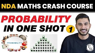 PROBABILITY in One Shot  NDA Maths Crash Course [upl. by Nasas]