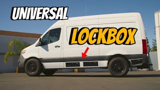 HOW TO INSTALL ADVENTURE VAN UNIVERSAL LOCKBOX DOORS [upl. by Kenlee574]