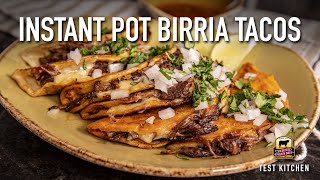 Beef Birria Tacos Using the Instant Pot Recipe [upl. by Oranneg]