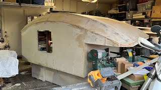 Truck Camper Build 90 VLOG Part 5  Outside Skin Has Been Installed [upl. by Sualkin]