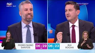 Debate PS vs IL  Pedro Nuno Santos vs Rui Rocha  Eleições Legislativas 2024  2024 02 05 [upl. by Malda]