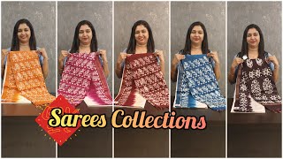 ₹ 1000 RANGE 😲😍  DOUBLE SHADED SAREES  SEMI TUSSAR👌🤩  𝐆𝐋𝐈𝐓𝐙𝐈𝐍𝐃𝐈𝐀 FASHION [upl. by Burk146]