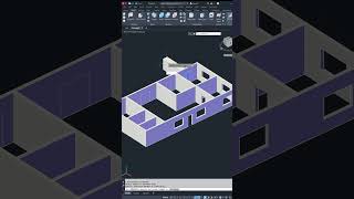 Presspull command in Autocad [upl. by Nudnarb]